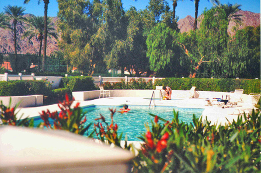 nearby pool and spa