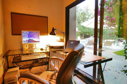 computer station