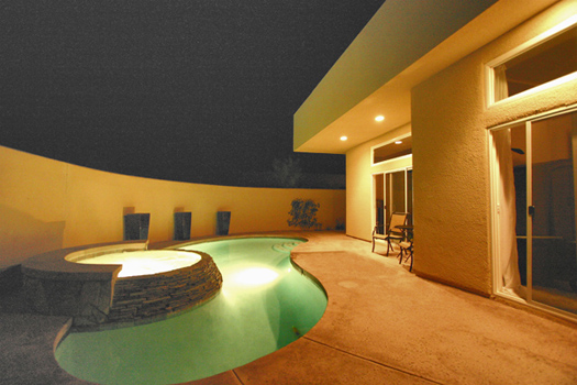 Private home with salt water pool and spa