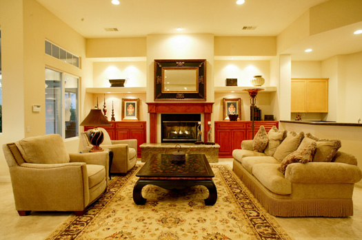 Fireplace Seating Area